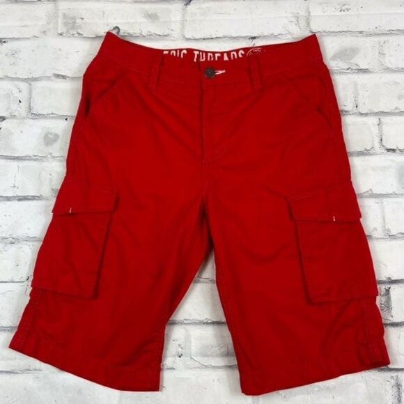 Epic Threads Boys Red Cargo Shorts | Size 12 - Picture 11 of 14